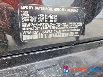 Zdjęcie 12 z 12 samochodu: 2022 BMW 4ER 430I GRAN COUPE VIN:WBA63AV06NFM12750 - miniatura
