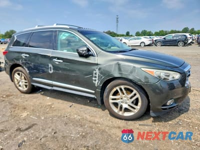 Czwarte zdjęcie samochodu z boku: 2013 INFINITI JX35 BASE VIN:5N1AL0MM7DC305259 - miniatura