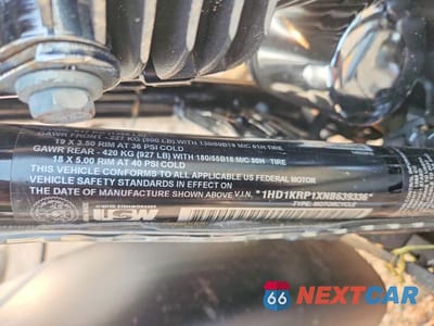Zdjęcie 8 z 8 samochodu: 2022 HARLEY-DAVIDSON FLHXS VIN:1HD1KRP1XNB639336 - miniatura
