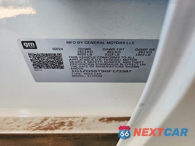 Zdjęcie 12 z 12 samochodu: 2024 CHEVROLET MALIBU LT VIN:1G1ZD5ST9RF173387 - miniatura