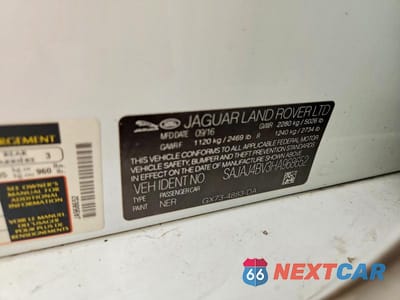 Zdjęcie 12 z 12 samochodu: 2017 JAGUAR XE PREMIUM VIN:SAJAJ4BV3HA968652 - miniatura