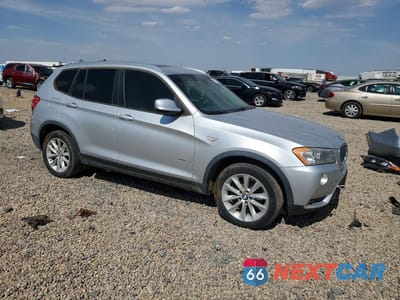 Czwarte zdjęcie samochodu z boku: 2013 BMW X3 XDRIVE28I VIN:5UXWX9C52D0A11249 - miniatura