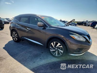 Czwarte zdjęcie samochodu z boku: 2015 NISSAN MURANO PLATINUM VIN:5N1AZ2MGXFN207855 - miniatura