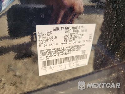 Zdjęcie 13 z 13 samochodu: 2017 FORD EXPLORER LIMITED VIN:1FM5K7FH5HGC46773 - miniatura