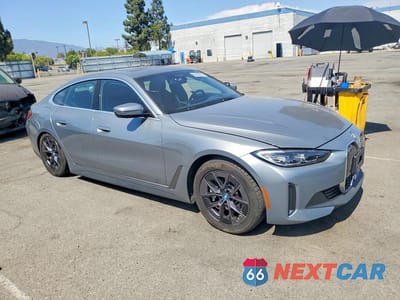 Czwarte zdjęcie samochodu z boku: 2024 BMW I4 EDRIVE 35 VIN:WBY43AW00RFS09950 - miniatura