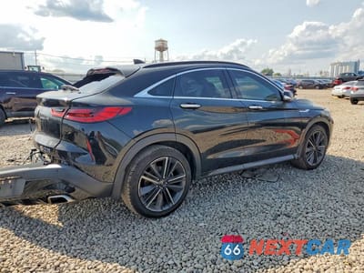Trzecie zdjęcie samochodu z tyłu: 2022 INFINITI QX55 ESSENTIAL VIN:3PCAJ5K31NF113812 - miniatura