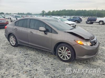 Czwarte zdjęcie samochodu z boku: 2012 HONDA CIVIC LX VIN:19XFB2F55CE065070 - miniatura
