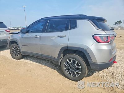 Drugie zdjęcie samochodu z przodu: 2019 JEEP COMPASS TRAILHAWK VIN:3C4NJDDB6KT619407 - miniatura
