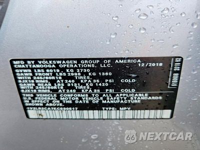 Zdjęcie 12 z 12 samochodu: 2019 VOLKSWAGEN ATLAS SE VIN:1V2LR2CA7KC530517 - miniatura