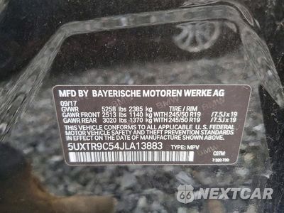 Zdjęcie 13 z 13 samochodu: 2018 BMW X3 XDRIVE30I VIN:5UXTR9C54JLA13883 - miniatura