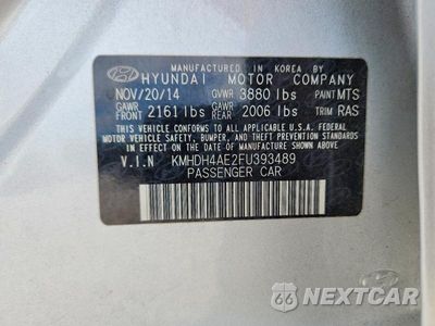 Zdjęcie 13 z 13 samochodu: 2015 HYUNDAI ELANTRA LIMITED VIN:KMHDH4AE2FU393489 - miniatura