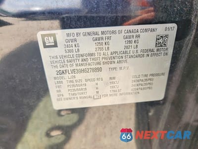 Zdjęcie 13 z 13 samochodu: 2017 GMC TERRAIN DENALI VIN:2GKFLVE39H6278890 - miniatura