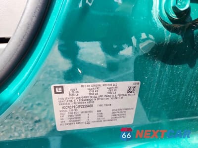 Zdjęcie 12 z 12 samochodu: 2015 CHEVROLET SILVERADO C1500 VIN:1GCRCPEC8FZ255400 - miniatura