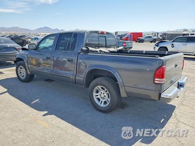 Drugie zdjęcie samochodu z przodu: 2002 DODGE DAKOTA QUAD SLT VIN:1B7HL48N82S660764 - miniatura
