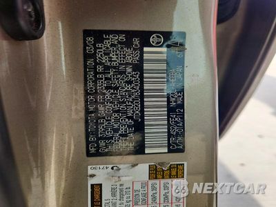 Zdjęcie 12 z 12 samochodu: 2008 TOYOTA PRIUS BASE VIN:JTDKB20U783400343 - miniatura