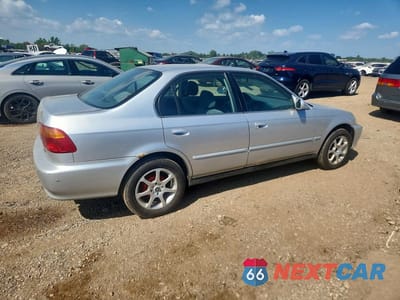 Trzecie zdjęcie samochodu z tyłu: 1999 HONDA CIVIC EX VIN:1HGEJ8647XL022020 - miniatura