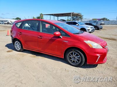 Czwarte zdjęcie samochodu z boku: 2012 TOYOTA PRIUS V THREE VIN:JTDZN3EUXC3171900 - miniatura