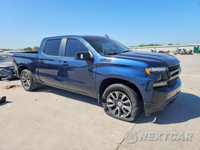 Czwarte zdjęcie samochodu z boku: 2021 CHEVROLET SILVERADO K1500 RST VIN:3GCUYEED6MG304423 - miniatura