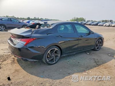 Trzecie zdjęcie samochodu z tyłu: 2023 HYUNDAI ELANTRA N LINE VIN:KMHLR4AF6PU471890 - miniatura