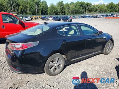 Trzecie zdjęcie samochodu z tyłu: 2015 KIA OPTIMA HYBRID VIN:KNAGM4AD7F5077727 - miniatura