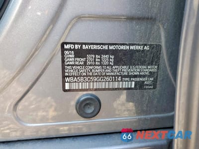 Zdjęcie 12 z 12 samochodu: 2016 BMW 535 XI VIN:WBA5B3C59GG260114 - miniatura