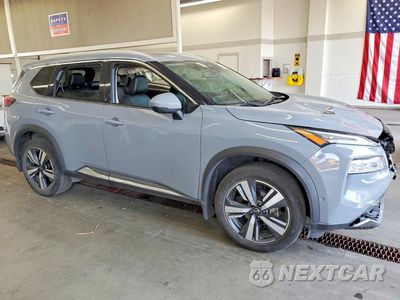 Czwarte zdjęcie samochodu z boku: 2022 NISSAN ROGUE SL VIN:5N1BT3CB6NC730057 - miniatura