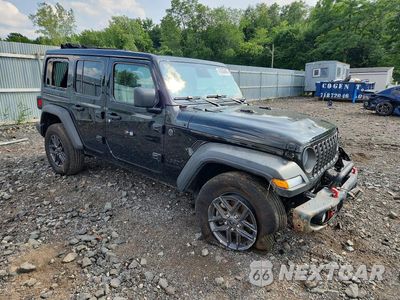 Czwarte zdjęcie samochodu z boku: 2026 JEEP WRANGLER SPORT VIN:1C4PJXDN7TW161960 - miniatura