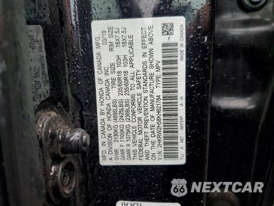 Zdjęcie 13 z 13 samochodu: 2019 HONDA CR-V EX VIN:2HKRW2H58KH621784 - miniatura
