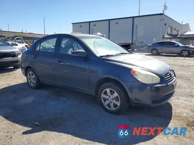 Czwarte zdjęcie samochodu z boku: 2009 HYUNDAI ACCENT GLS VIN:KMHCN46CX9U333993 - miniatura
