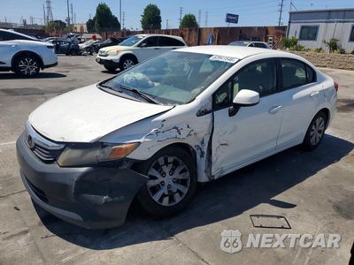 2012 HONDA CIVIC LX 2HGFB2F51CH328659 - główne zdjęcie licytacji z USA - miniatura