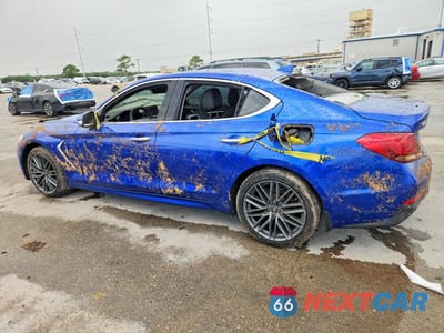 Drugie zdjęcie samochodu z przodu: 2019 GENESIS G70 ADVANCED VIN:KMTG64LAXKU036543 - miniatura
