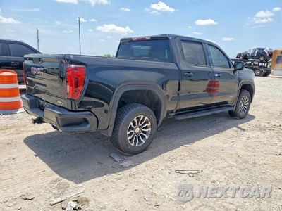 Trzecie zdjęcie samochodu z tyłu: 2021 GMC SIERRA K1500 AT4 VIN:3GTP9EEL6MG380337 - miniatura