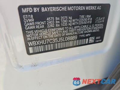 Zdjęcie 14 z 14 samochodu: 2018 BMW X1 SDRIVE28I VIN:WBXHU7C35J5L08889 - miniatura