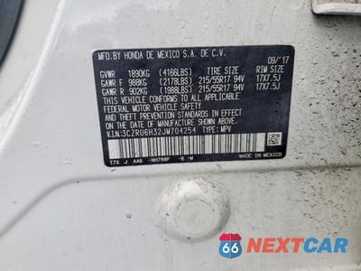 Zdjęcie 13 z 13 samochodu: 2018 HONDA HR-V LX VIN:3CZRU6H32JM704254 - miniatura
