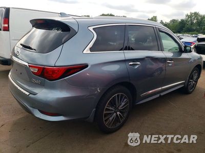 Trzecie zdjęcie samochodu z tyłu: 2017 INFINITI QX60 BASE VIN:5N1DL0MM8HC554429 - miniatura