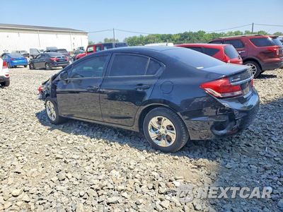 Drugie zdjęcie samochodu z przodu: 2013 HONDA CIVIC LX VIN:19XFB2F50DE217063 - miniatura