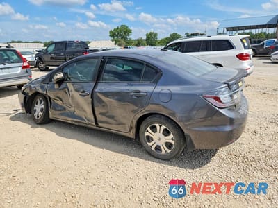 Drugie zdjęcie samochodu z przodu: 2013 HONDA CIVIC HYBRID L VIN:19XFB4F30DE002874 - miniatura