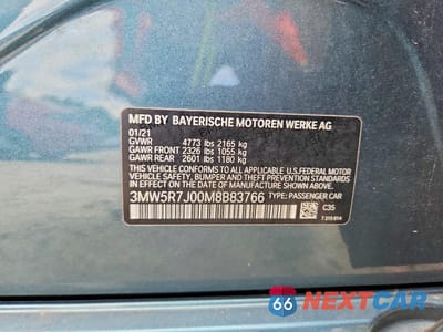 Zdjęcie 12 z 12 samochodu: 2021 BMW 330XI VIN:3MW5R7J00M8B83766 - miniatura
