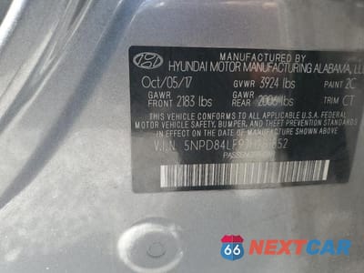Zdjęcie 13 z 13 samochodu: 2018 HYUNDAI ELANTRA SEL VIN:5NPD84LF9JH281852 - miniatura