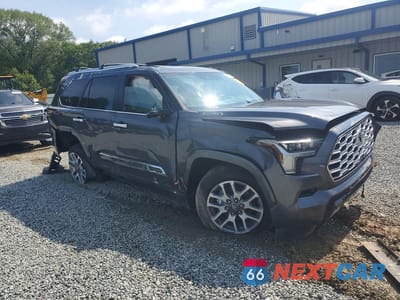 Czwarte zdjęcie samochodu z boku: 2026 TOYOTA SEQUOIA 1794 EDITION VIN:7SVAAABA4TX080255 - miniatura
