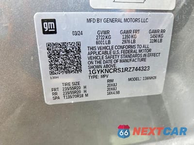 Zdjęcie 14 z 14 samochodu: 2024 CADILLAC XT5 PREMIUM LUXURY VIN:1GYKNCRS1RZ744323 - miniatura
