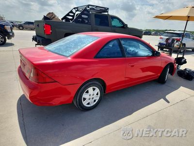 Trzecie zdjęcie samochodu z tyłu: 2003 HONDA CIVIC LX VIN:1HGEM21533L066546 - miniatura
