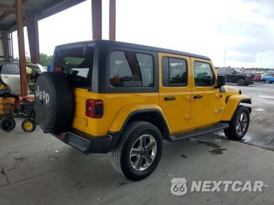 Trzecie zdjęcie samochodu z tyłu: 2019 JEEP WRANGLER UNLIMITED SAHARA VIN:1C4HJXEG6KW529659 - miniatura