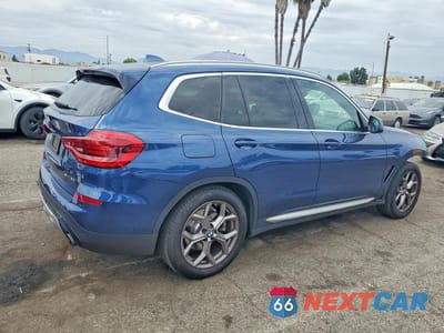 Trzecie zdjęcie samochodu z tyłu: 2021 BMW X3 SDRIVE30I VIN:5UXTY3C09M9G26152 - miniatura