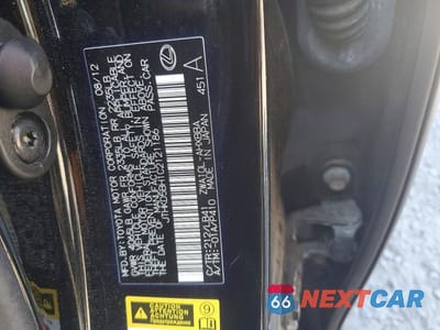 Zdjęcie 12 z 12 samochodu: 2012 LEXUS CT 200 VIN:JTHKD5BH1C2121186 - miniatura