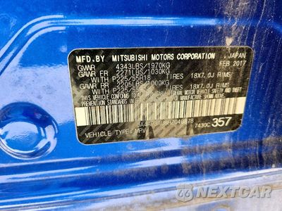 Zdjęcie 12 z 12 samochodu: 2017 MITSUBISHI OUTLANDER SPORT ES VIN:JA4AP3AU8HZ040878 - miniatura