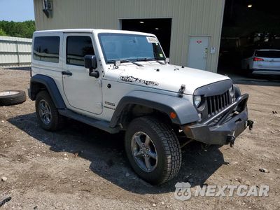 Czwarte zdjęcie samochodu z boku: 2015 JEEP WRANGLER SPORT VIN:1C4AJWAGXFL529916 - miniatura