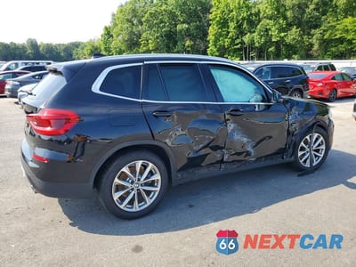 Trzecie zdjęcie samochodu z tyłu: 2019 BMW X3 XDRIVE30I VIN:5UXTR9C51KLP94232 - miniatura