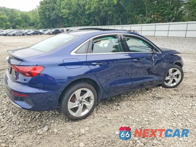 Trzecie zdjęcie samochodu z tyłu: 2023 AUDI A3 PREMIUM PLUS VIN:WAUHUDGY5PA127760 - miniatura
