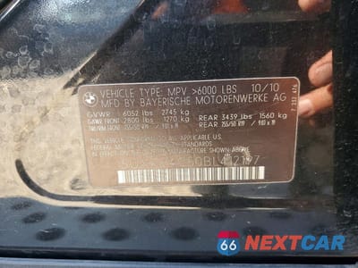 Zdjęcie 13 z 13 samochodu: 2011 BMW X5 XDRIVE35I VIN:5UXZV4C50BL412197 - miniatura